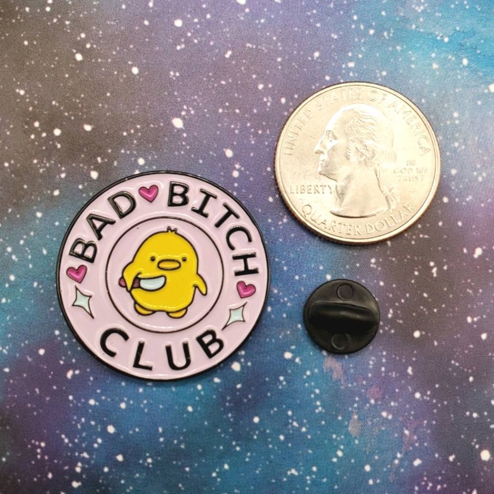 Bad B*tch Club Enamel Pin - Picture 2 of 3